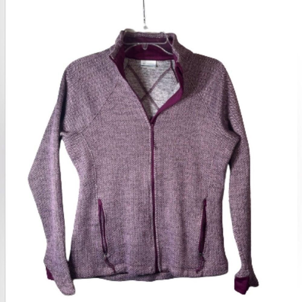 Columbia jacket Holy Glow herringbone purple